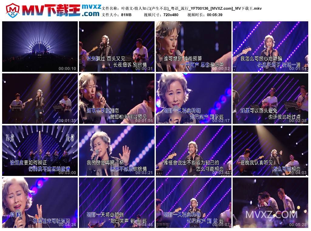 叶蒨文-情人知己(声生不息)_粤语_流行_YF700136